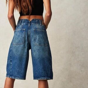 Free People Jorts Jean Shorts